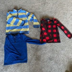 Boys 3/4 Zipper Fleeces